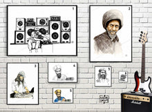 Charger l'image dans la galerie, Jah Observer 42x29.7cm