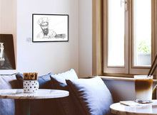 Charger l'image dans la galerie, Jah Observer Mc Selector Austin Palmer  Sound System 10x15 Musicien Rasta Afrique Jamaique Unité Noir Blanc Dessin Portrait Reggae Roots Roots&Culture Cartes postales