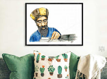 Charger l'image dans la galerie, Jah Observer Mc Selector Austin Palmer  Sound System 10x15 Musicien Rasta Afrique Jamaique Unité Noir Blanc Dessin Portrait Reggae Roots Roots&Culture Cartes postales