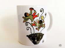 Charger l'image dans la galerie, Mugs céramique blanche sista drum jah music ange reggae ethiopie sound system