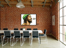 Charger l'image dans la galerie, Peter Tosh 100x70 chanteur Reaggae Roots&Culture Music Toile Art Gouache Portraits
