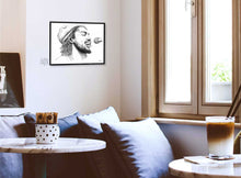 Charger l'image dans la galerie, Peter Tosh chanteur Reaggae Roots&Culture Music Toile Art Gouache Portraits