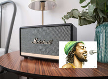 Charger l'image dans la galerie, Peter Tosh chanteur Reaggae Roots&Culture Music carte postale  Art Gouache Portraits