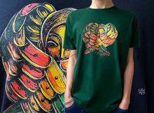 Charger l'image dans la galerie, T-shirt Vert Bio Homme Spirit