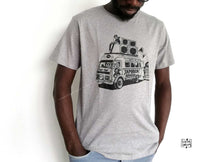 Charger l'image dans la galerie, tshirt teeshirt tee shirt tshirts bio Homme gris  Soundsystem  coton bio sista drum