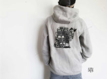 Charger l'image dans la galerie, Veste zippée à capuche Mixte Bio Grise Tricycle Rasta