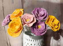 Charger l'image dans la galerie, Bouquet bouquets céramique argile artisanat fleurs flowers artisan sistadrum.com ateliersababoua