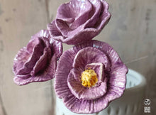 Charger l'image dans la galerie, Bouquet bouquets céramique argile artisanat fleurs flowers artisan sistadrum.com ateliersababoua