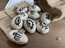 Charger l'image dans la galerie, Tic tac toe oxo morpion céramique jeu nomade sista drum atelier sababou
