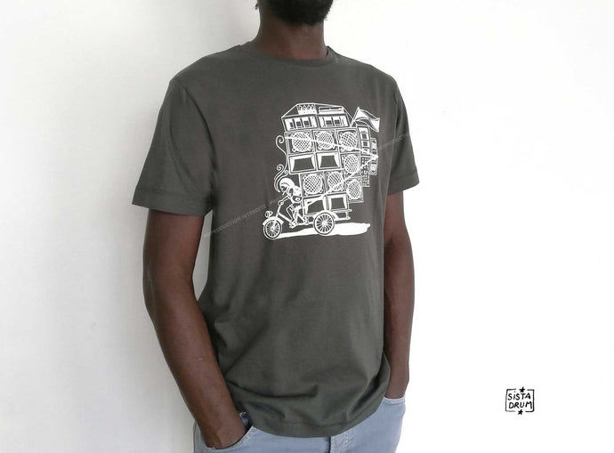  tshirt tee shirts t-shirts tee-shirts coton bio Tee shirt homme  Bio Fair Wear Sound System Afrique Jamaique 